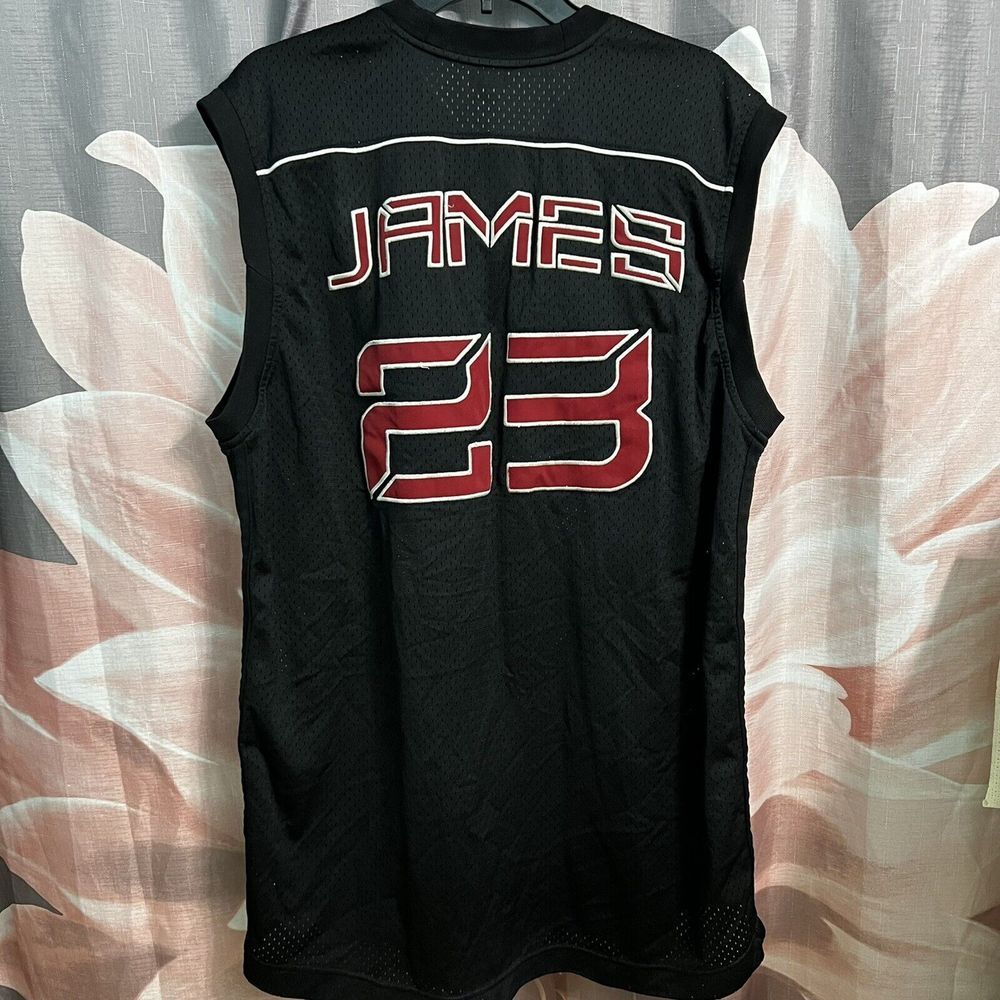 Vintage Nike Air King Lebron James men's sewn basketball jersey XL +4 Length Y2K - Picture 5 of 5